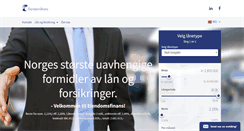 Desktop Screenshot of eiendomsfinans.no